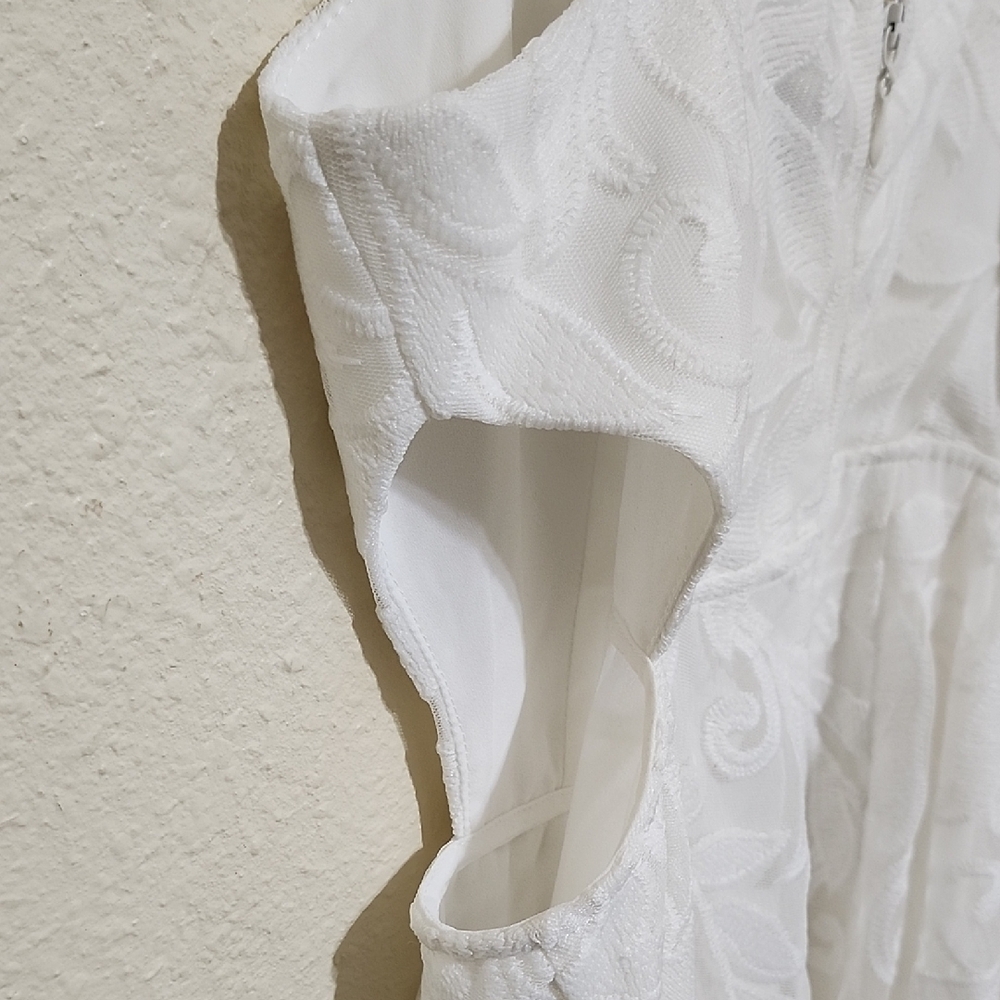 Show Me Your MuMu White Spaghetti Strap Slip Dress - Picture 12 of 16